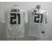 ncaa jerseys LaMichael James #21 white