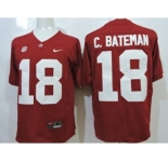 ncaa jerseys alabama crimson tide #18 c.bsteman red