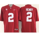 ncaa jerseys alabama crimson tide #2 henry red