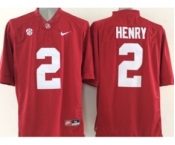 ncaa jerseys alabama crimson tide #2 henry red