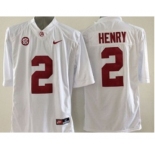 ncaa jerseys alabama crimson tide #2 henry white