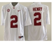 ncaa jerseys alabama crimson tide #2 henry white