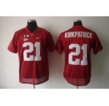ncaa jerseys alabama crimson tide #21 kirkpatrick red[2016]