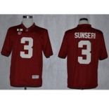ncaa jerseys alabama crimson tide #3 sunseri red[2016][sunseri]