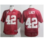 ncaa jerseys alabama crimson tide #42 lacy red[2016]