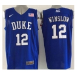 ncaa jerseys blue devils #12 winslow blue