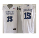ncaa jerseys blue devils #15 okafor white