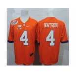ncaa jerseys clemson tigers #4 watson orange[2016]