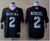 ncaa jerseys college texas #2 manziel black