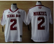 ncaa jerseys college texas #2 manziel white