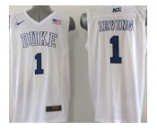 ncaa jerseys duke blue devils #1 irving white