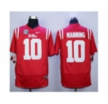 ncaa jerseys durable rebels #10 eli manning red