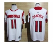 ncaa jerseys louisville cardinals #11 hancock white[2013 march madness]