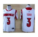 ncaa jerseys louisville cardinals #3 peyton siva White[2013 march madness]