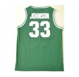 ncaa jerseys michigan state #33 magic johnson green
