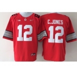 ncaa jerseys ohio state buckeyes #12 c.jones red