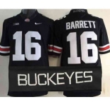 ncaa jerseys ohio state buckeyes #16 barrett black