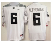 ncaa jerseys oregon ducks #6 d.thomas white