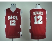 ncaa jerseys saca high School #12 howard red