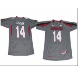 ncaa jerseys south carolina #14 c.shaw grey