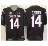 ncaa jerseys south carolina #14 c.shaw white