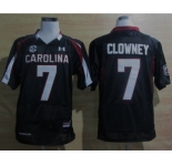 ncaa jerseys south carolina #7 clowney black
