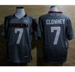 ncaa jerseys south carolina #7 clowney grey