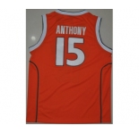 ncaa jerseys syracuse orange #15 carmelo anthnoy orange