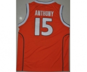 ncaa jerseys syracuse orange #15 carmelo anthnoy orange