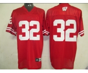ncaa jerseys wisconsin badgers #32 red