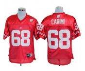ncaa jerseys wisconsin badgers #68 gabe carimi red