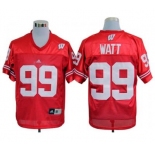 ncaa jerseys wisconsin badgers #99 j.j.watt red