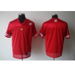 ncaa jerseys wisconsin badgers blank red