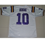 ncaa (lsu tigers) #10 addai black