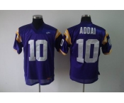 ncaa (lsu tigers) #10 addai purple