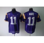 ncaa (lsu tigers) #11 ware purple