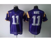 ncaa (lsu tigers) #11 ware purple