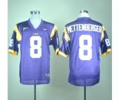 ncaa (lsu tigers) #8 mettenberger purple