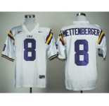 ncaa (lsu tigers) #8 mettenberger white