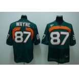 ncaa (miami hurricanes) #87 wayne green