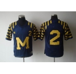 ncaa (michigan wolverines) #2 woodson m&n blue