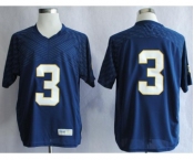 ncaa norte dame fighting irish #3 joe montana blue[2013]