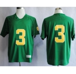 ncaa norte dame fighting irish #3 joe montana green[2013]
