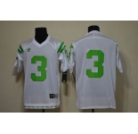 ncaa notre dame fighting Irish #3 white