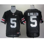 ncaa ohio state buckeyes #5 b.miller black