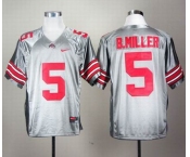ncaa ohio state buckeyes #5 b.miller grey