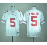 ncaa ohio state buckeyes #5 b.miller white
