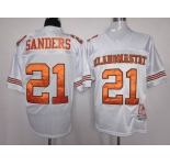 ncaa oklahoma state cowboys #21 barry sanders white