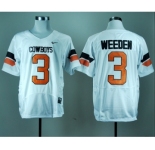 ncaa oklahoma state cowboys #3 weeden white