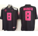 ncaa oregon ducks #8 marcus mariota black-red